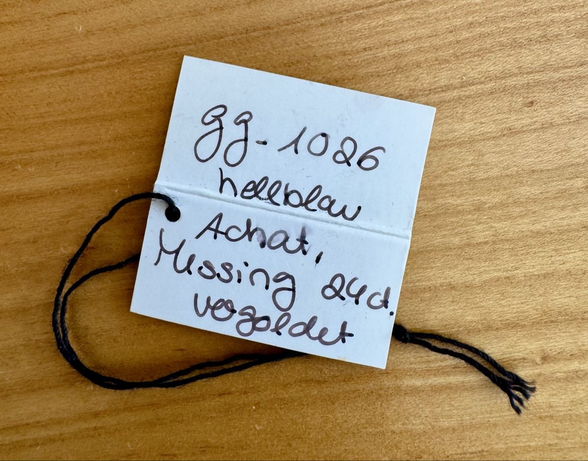 Altri gioielli: Wunderschönes hellblaues Schmuckset ACHAT - NEU! – Nuovo (secondo la descrizione) da Rüti ZH venduto da MapleLeaf62 4