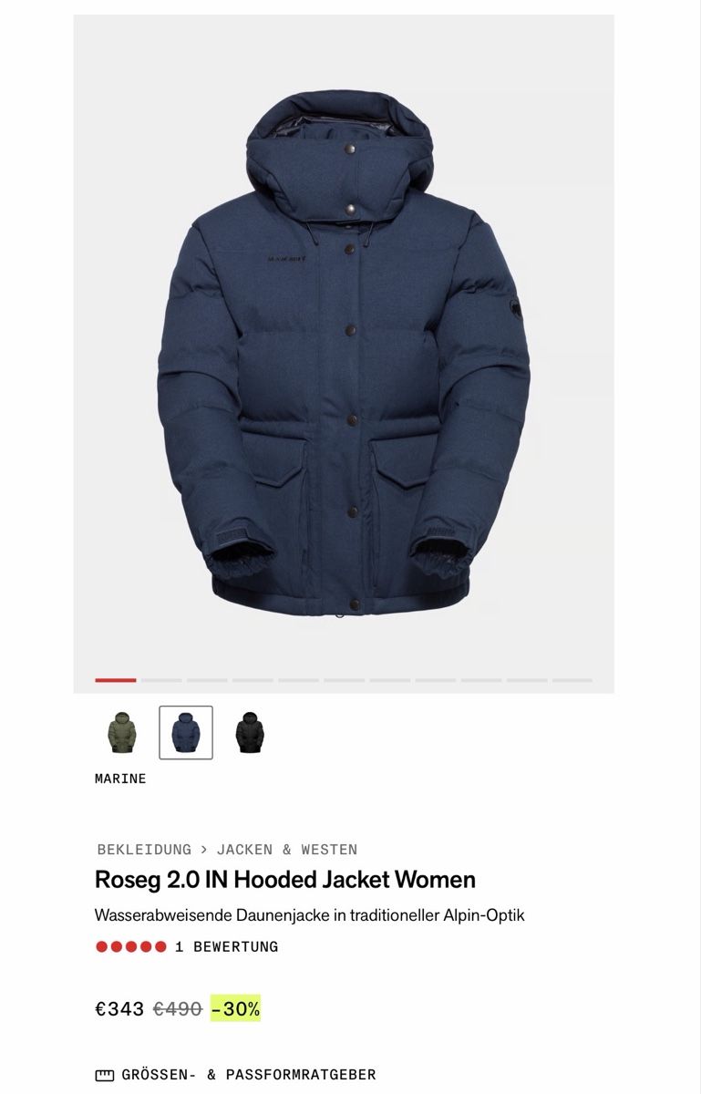 Mammut Giacche: Mammut jacket neu  – Nuovo e nell'imballaggio originale da Altstätten SG venduto da ali_f7vk