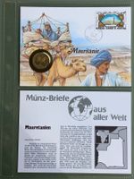 Münzbrief Mauretanien 🇲🇷 1990