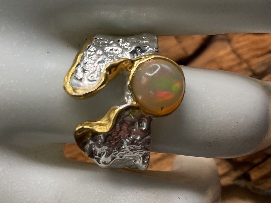 Anelli: Super Design Opalring aus Sterlingsilber, Gr.56 – Nuovo (secondo la descrizione) da Luzern venduto da S.Kern01