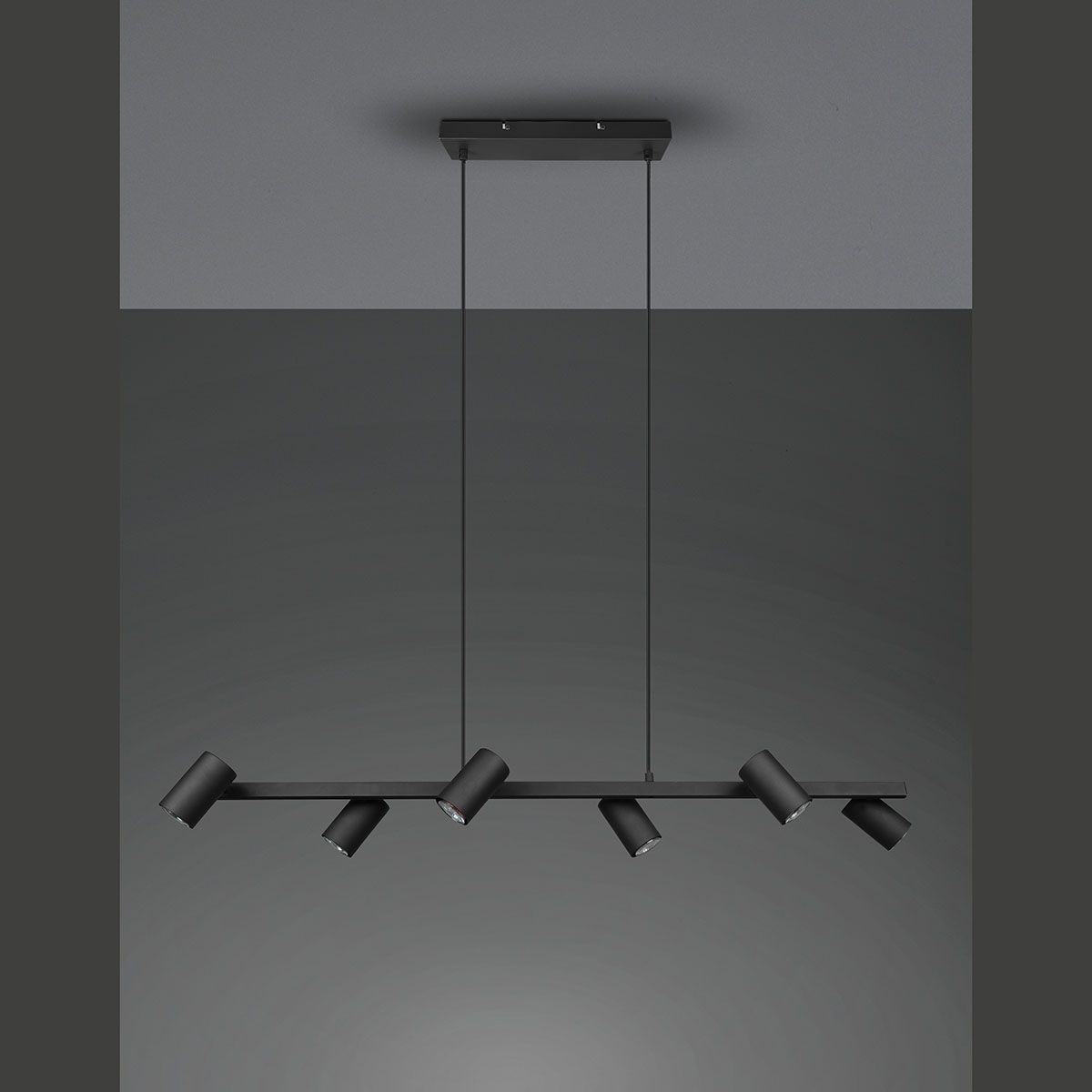 Kronleuchter & Deckenlampen: Pendelleuchte, Schwarz, 6 Strahler, IP20 – Neu (gemäss Beschreibung) aus Kreuzlingen von Smart-Light 4