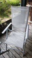 2xVerstellbarer Gartenstuhl Hochlehner Alu/Textilene