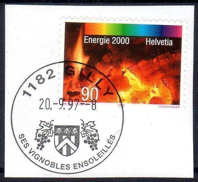 Alle Briefmarken: WERBESTEMPEL GILLY 1997 VIGNOBLES - S09 – Gebraucht aus Losone von EM2019