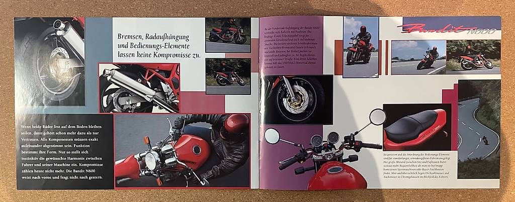 Bücher: Suzuki Bandit N600 Brochure 1996 – Gebraucht aus Olten von Giorgio7777 3