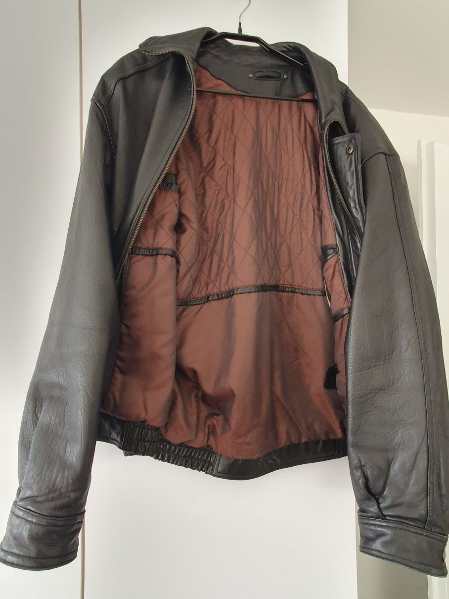 Giacche: Lederjacke, Topqualität, braun – Usato da Rickenbach b. Wil venduto da colour53