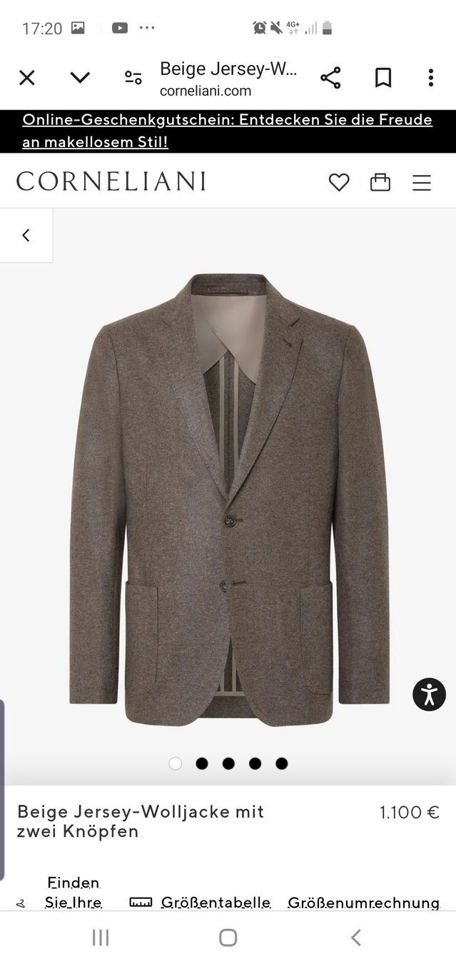 Corneliani Giacche: Corneliani, Blazer, Veston, 50, Neuwertig – Nuovo (secondo la descrizione) da Winterthur venduto da Sjull 9