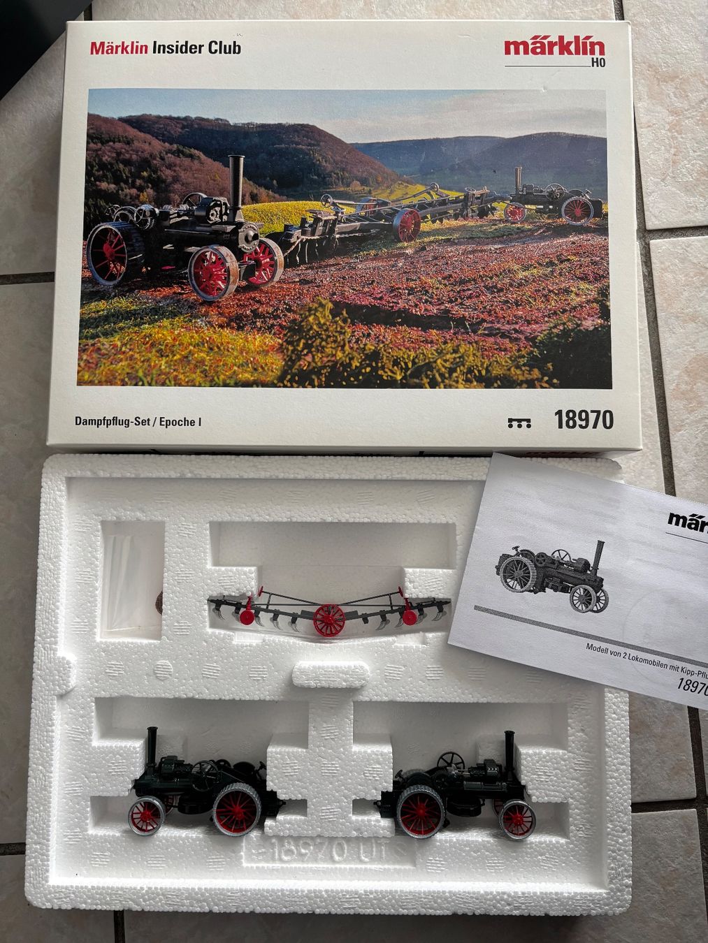 Märklin Modellini di ferrovie: Marklin 18970 Dampfpflugset Insider – Nuovo e nell'imballaggio originale da Hauterive NE venduto da eriamch