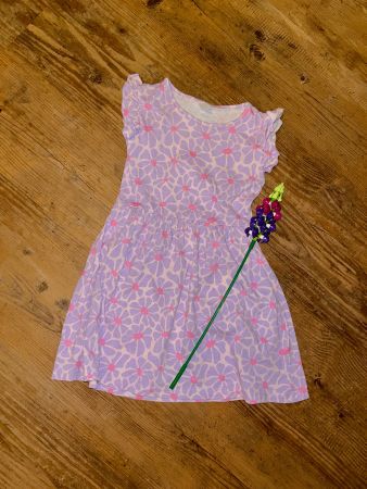 Kleid lila 110/116 - *NEU*