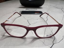 Ray-Ban Damenbrille RB7244 Bordeaux inkl. Etui