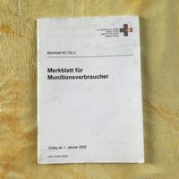 MERK. 63.130D MERKBLATT FÜR MUNITIONSVER