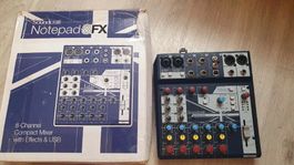 small mixing desk w/ effects by Soundcraft: Notepad-8FX