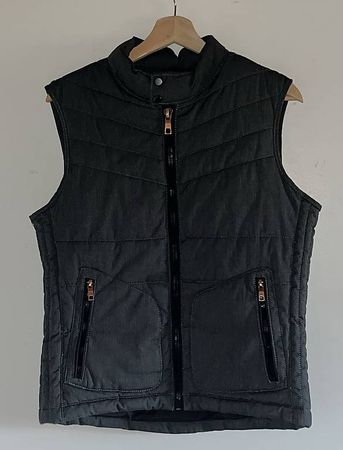 Gilet Zara gris S / Zara Herren Weste grau S