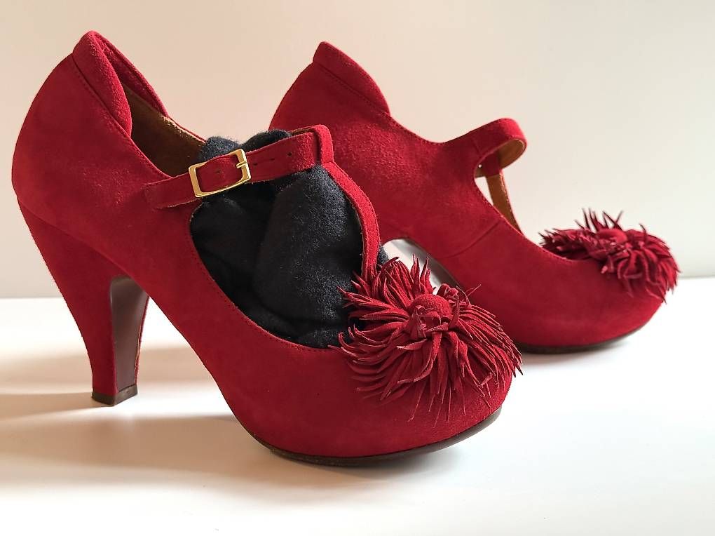 Damenschuhe: Chie Mihara red Pumps, 38 – Gebraucht aus Winterthur von Me_sell_buy 4