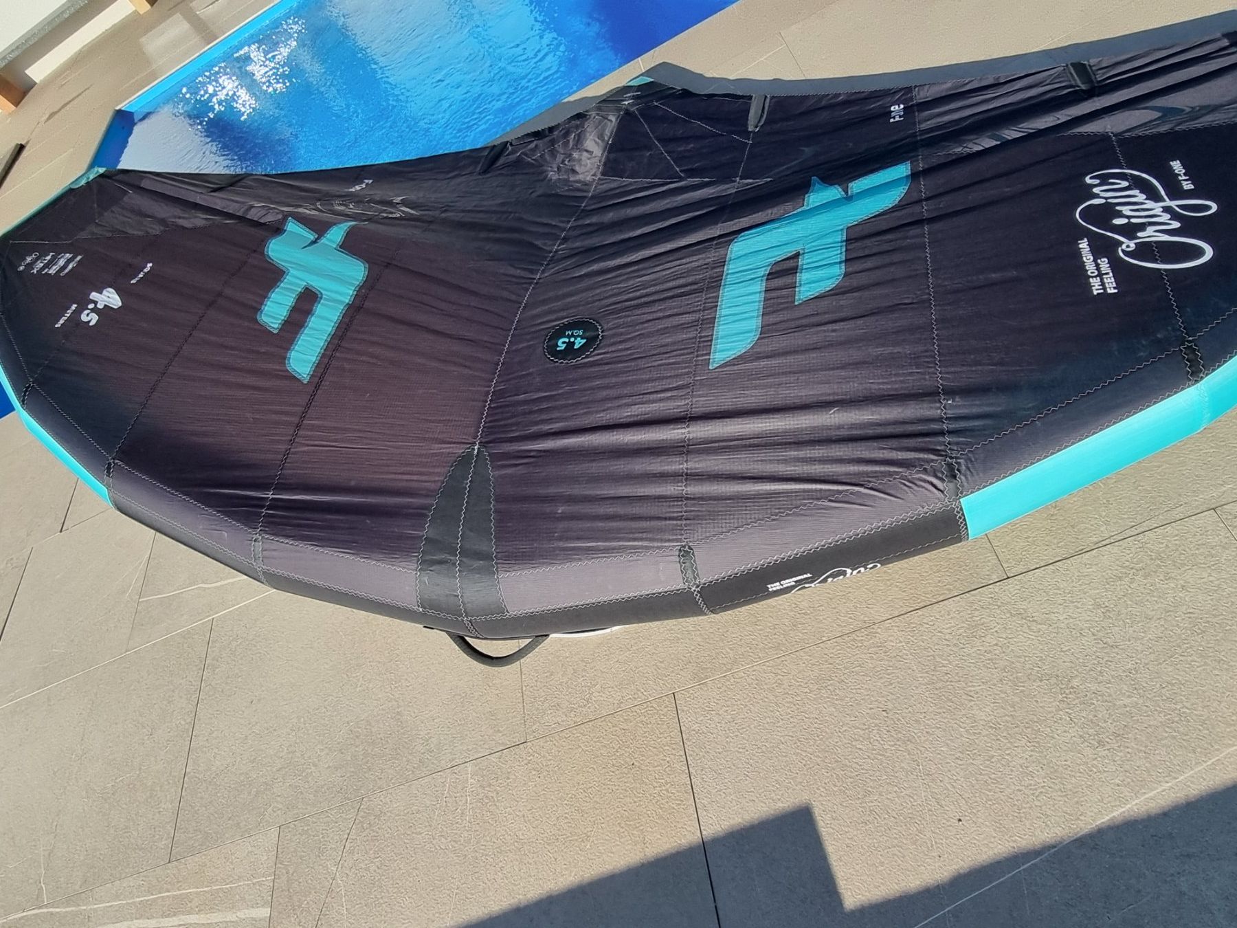 Surf: F-One ORIGIN V1 4.5 ONYX / GLACIER – Usato da Arosa venduto da Fara8 4