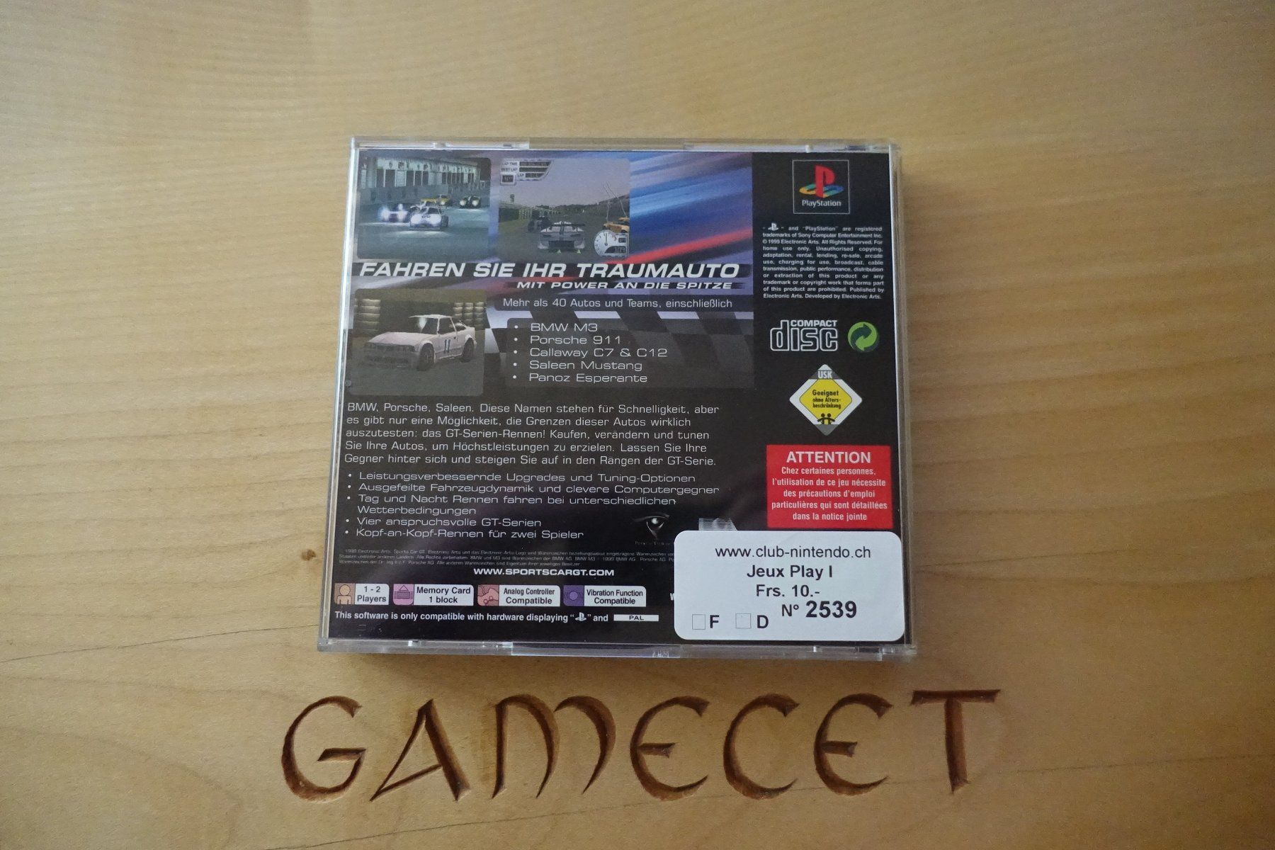 Sony Giochi: Sports Car GT – Usato da Steinach venduto da Gamecet 2