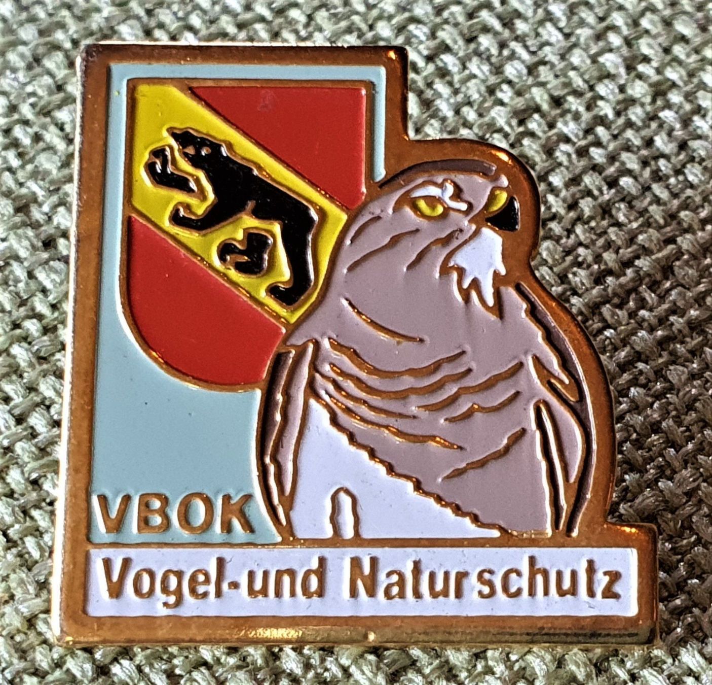 Placchette & Badge: C761 - Pin VBOK Vogel & Naturschutz Bern – Usato da Reinach BL venduto da Boston-Verkauf