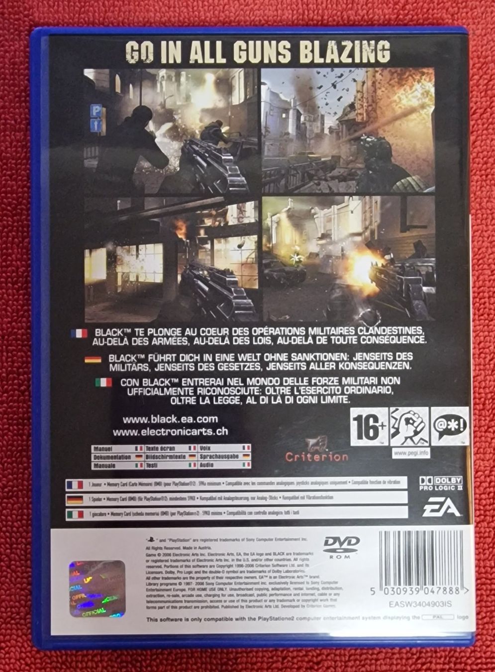 Sony Giochi: Black (DE) PlayStation 2 2006 – Usato da Basel venduto da phi_8xhm 1