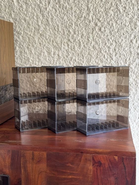 BOITE DE RANGEMENT Mallette Valisette POUR CASSETTES AUDIO K7 VINTAGE