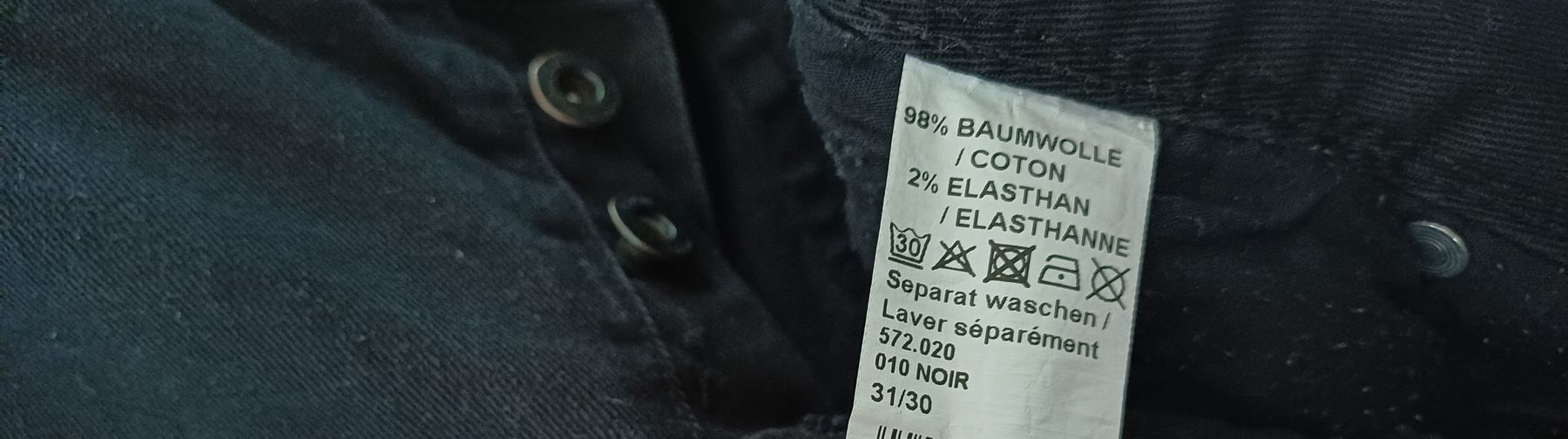 Jeans: Jeans schwarz Gr. 31/30 – Usato da Entlebuch venduto da Waldschratt65 3