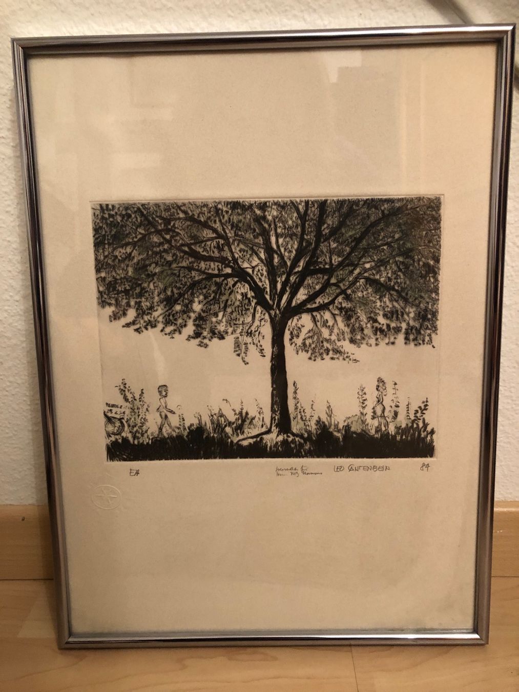 Poster & Bilder: Bild von LEO Gantenbein, 1984 – Gebraucht aus Wald ZH von mlnt 7