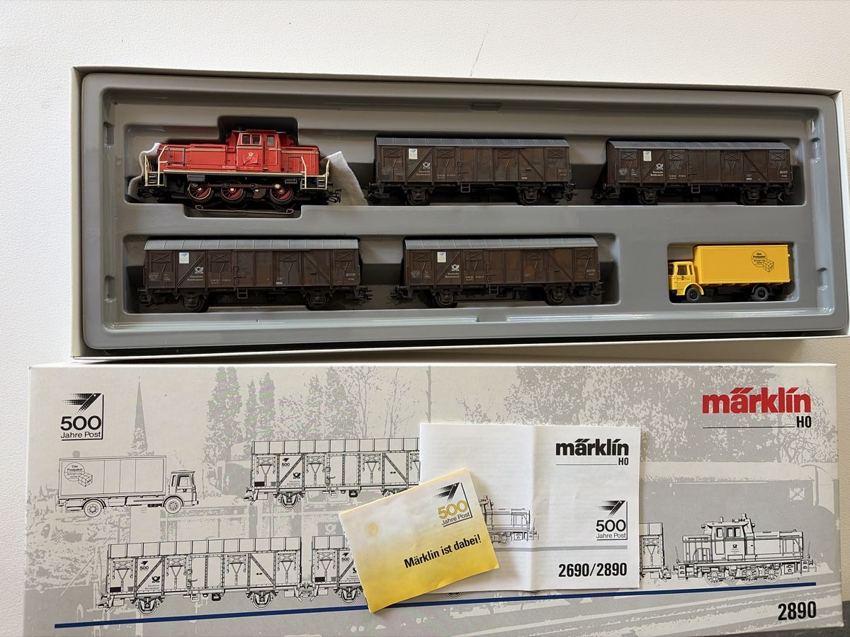Märklin Modellini di ferrovie: Märklin Post Set 2890 – Usato da Grellingen venduto da Toyhamster
