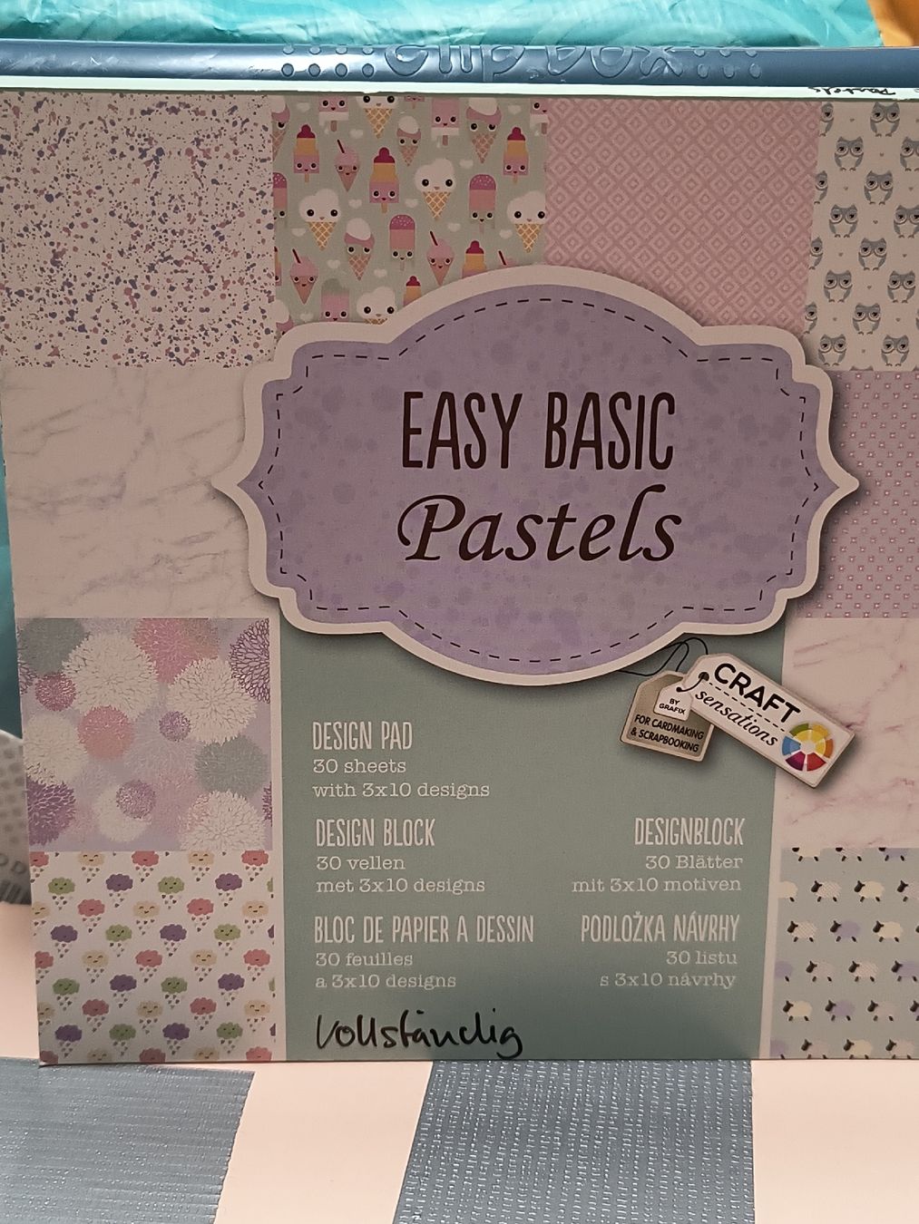Carta: Bastelpapier Designblock, Design Papier – Nuovo e nell'imballaggio originale da Würenlingen venduto da Striga 3