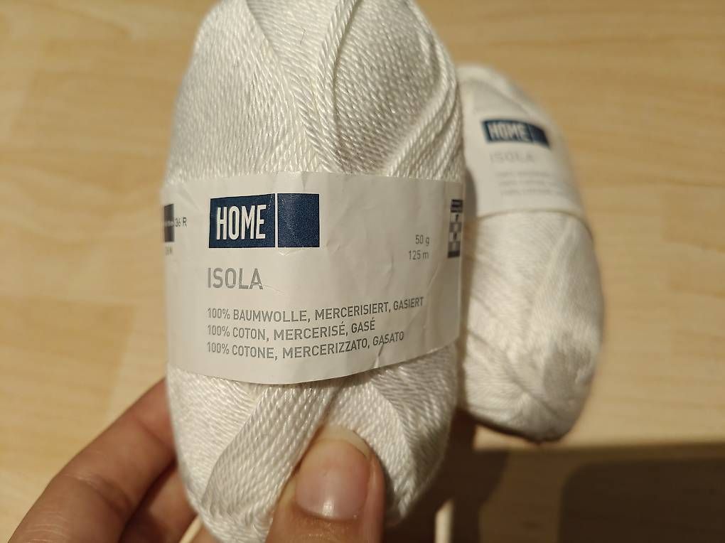 Lana: Baumwollgarn weiss – Nuovo e nell'imballaggio originale da Schiers venduto da ver_ddm2 1