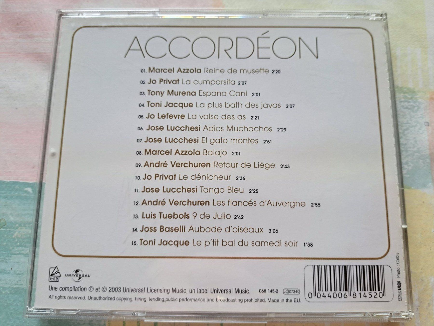 CD: Cd Accordéon ( Compilation ) – Usato da Pully venduto da bro_n52j 1