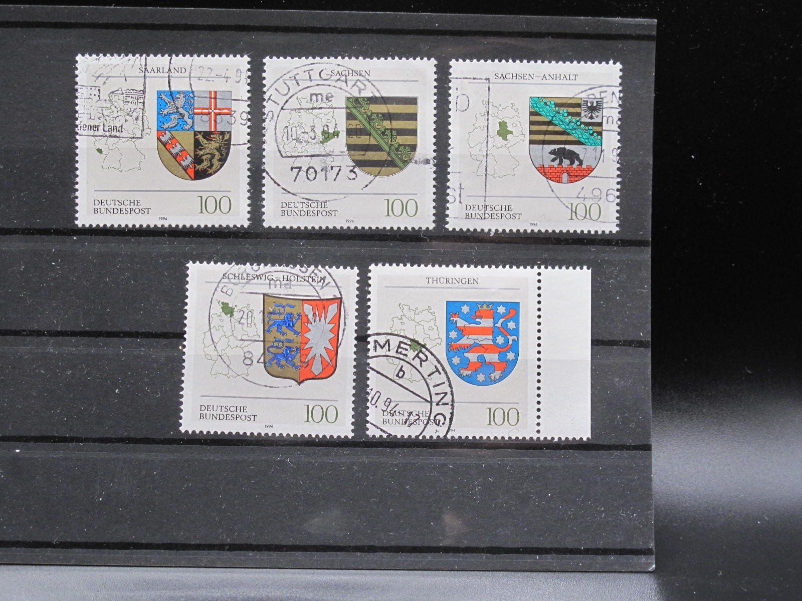 Tutti i francobolli: BRD 1994 Wappen der BRD III gest. – Usato da Wil SG venduto da fva01