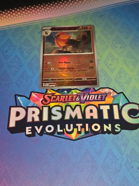 Pokemom Prismatic Evolutions 》Pyroar Pokeball | Kaufen auf Ricardo