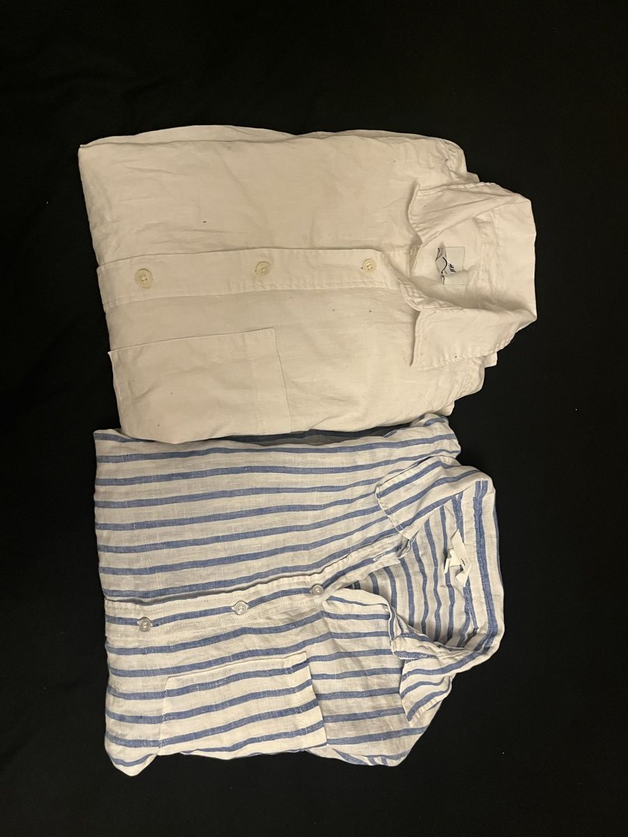 H&M Lots de vêtements: 2 Hemden Langarm Weiss und Gestreift  – Neuf (Voir description) à Olten par sae_82z2 9