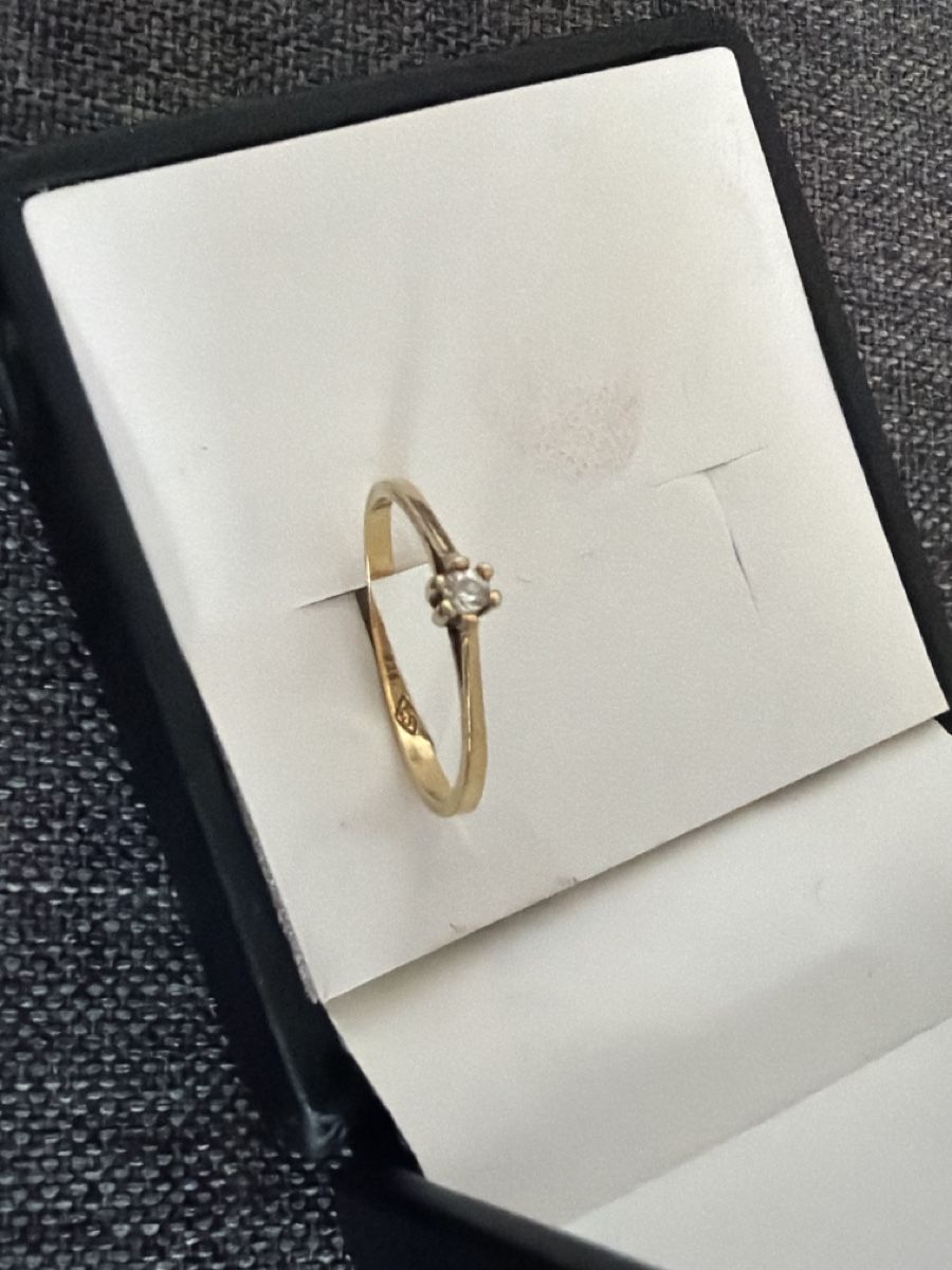Anelli: Bague Solitaire en Or et Diamant – Usato da Hittnau venduto da Pat_yl7f 1