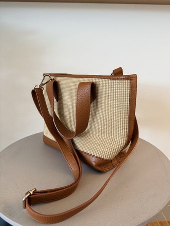 Handtasche Braun und Beige - Sommer Look!