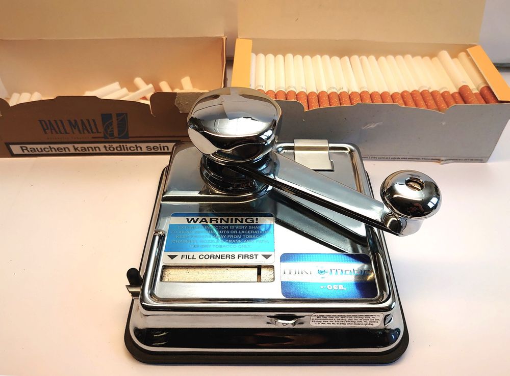 Fanimyholy Stopfmaschine Zigaretten - Manuelle Drehmaschine Aus Edelstahl