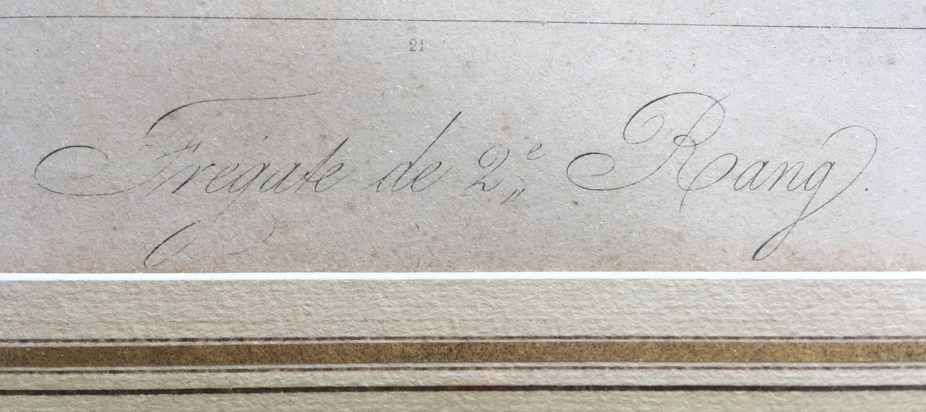 Grafica & Litografie: Fregate de 2e Rang, Lithographie – Usato da Füllinsdorf venduto da Bubnik 2