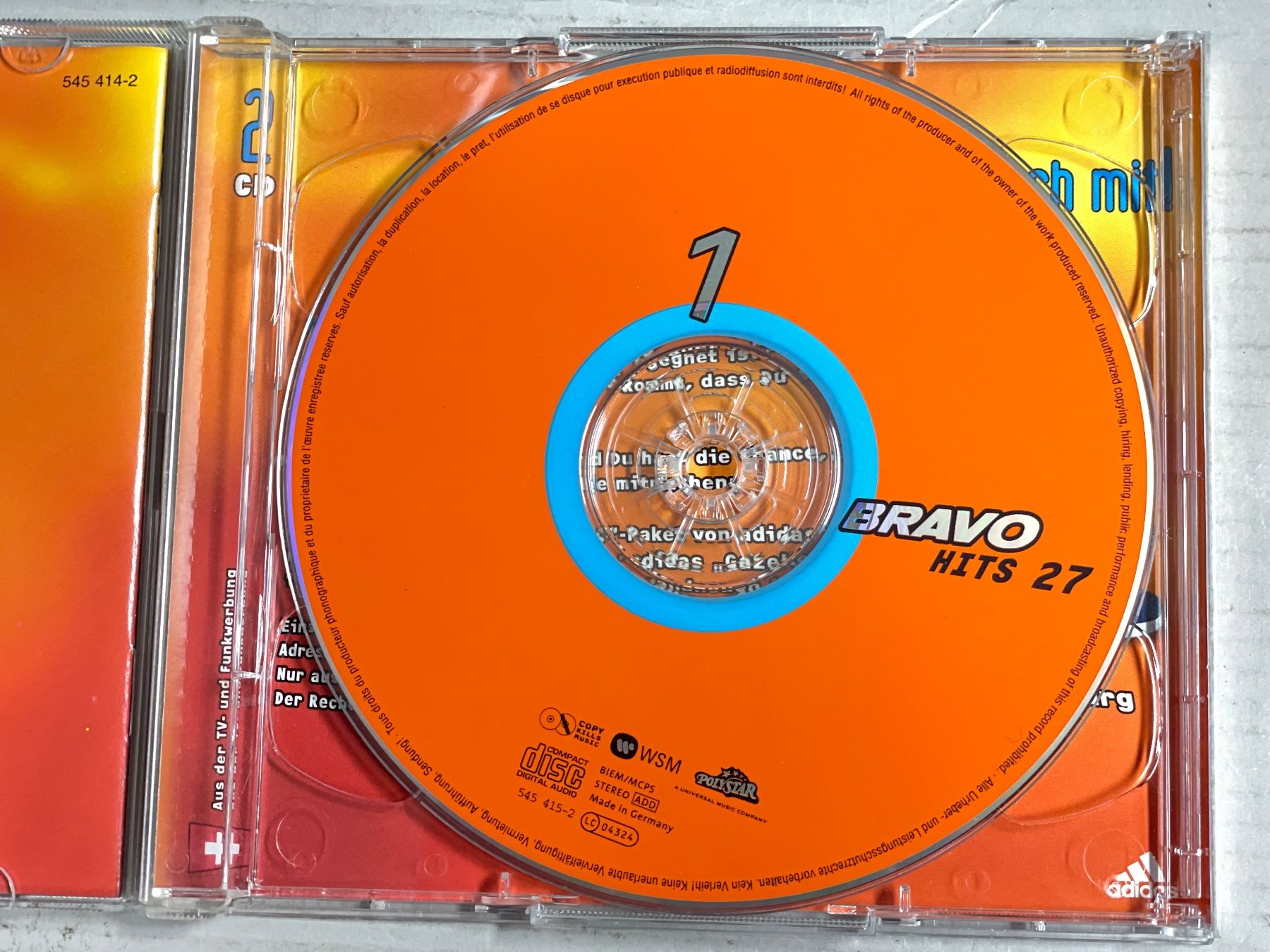 CD: Bravo Hits 27 – Usato da Muri b. Bern venduto da AdidasCollector 3
