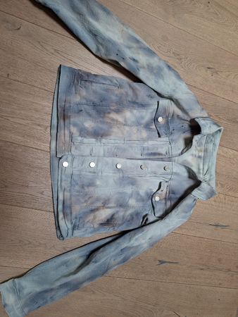 batik Jeans Jacke Gr 40