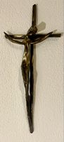 Seltene Bronze-Skulptur: Kruzifix von W. Probst (Sevelen)