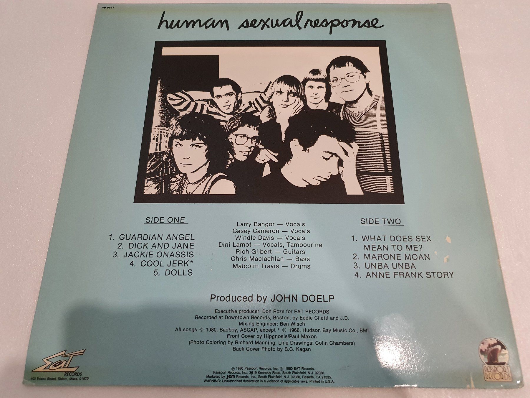 Schallplatten: Human Sexual Response – Fig. 14 – Gebraucht aus Uster von Vinyl-Leidenschaft 1