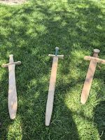 3 Holzschwerter
