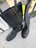 Stiefel Timberland Leder schwarz Grösse 11W Damen guter Zust