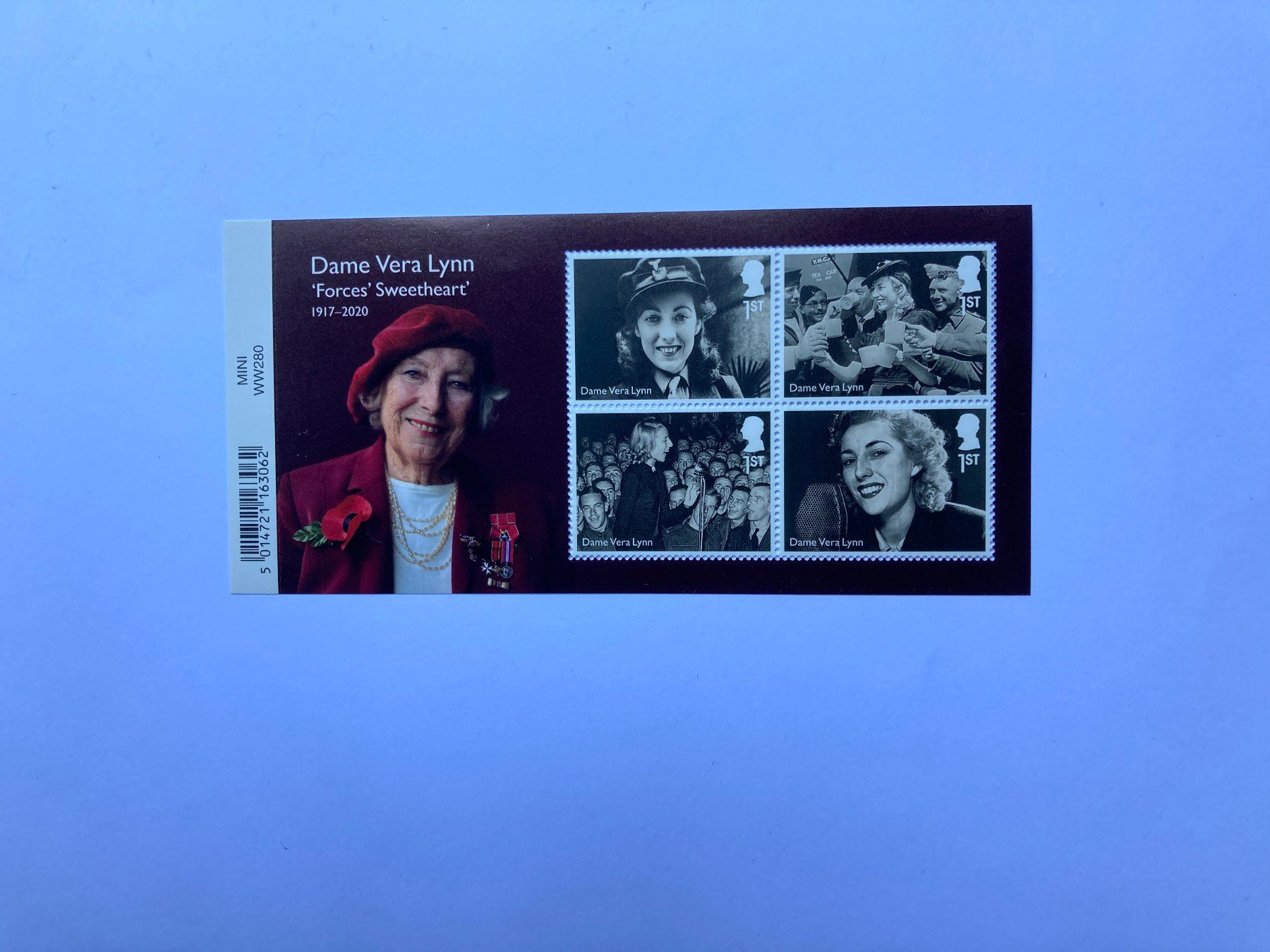 Alle Briefmarken: Briefmarkenbogen Dame Vera Lynn, postfrisch – Gebraucht aus Lütisburg von wiesenpippau 1