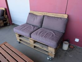 Balkonlounge / Palettenmodule