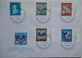 Illustrierter FDC PP 1965 Satzmarken B123 - B127