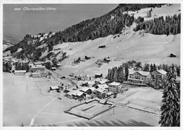 GRUSS aus CHURWALDEN, historische Ansichtskarte 1959