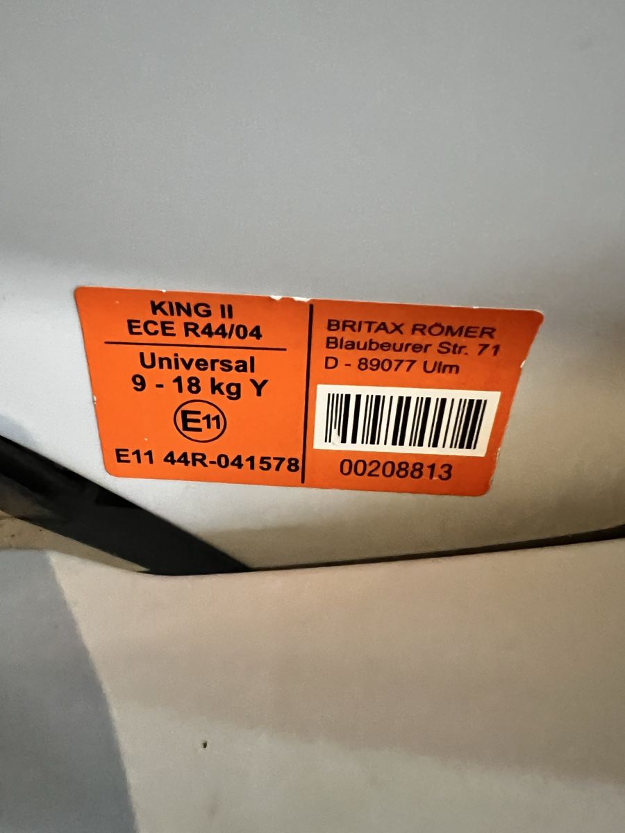 Britax Römer Seggiolini per auto: Britax Römer Kindersitz – Schwarz – Usato da Baldegg venduto da Nu08 2