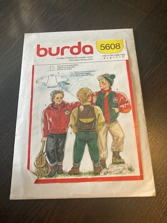 burda schnittmuster blouson kinder