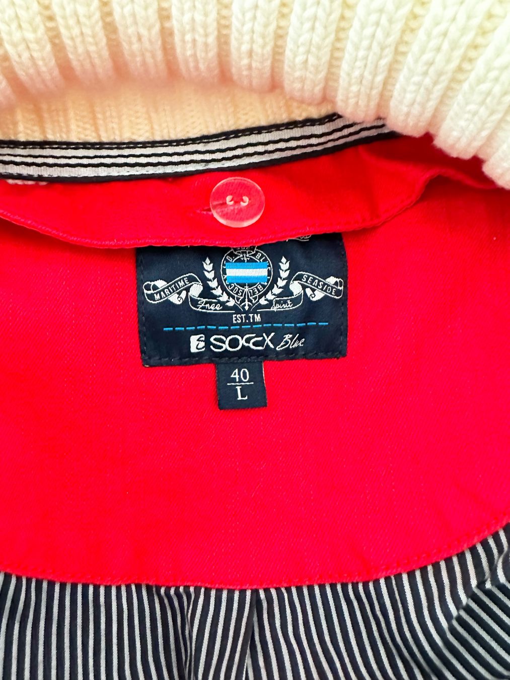 Soccx Giacche: SOCCX Jacke knallrot Gr. 40 – Nuovo (secondo la descrizione) da Eglisau venduto da Brewster1 6