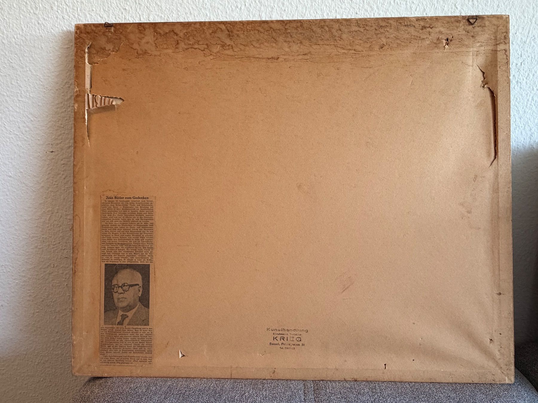 Dipinti: Jean Bütler Original Gemälde – Usato da Basel venduto da PAUL_ART 7