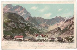 Meglisalp, gelaufen 1902